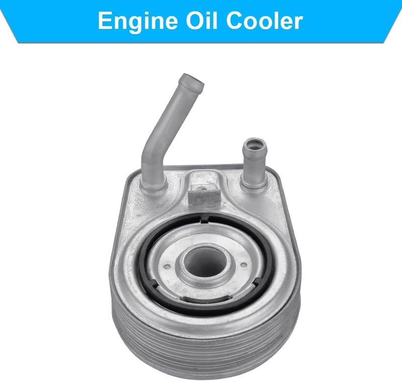 JDMON Engine Oil Cooler Replacement for 2017-2020 Kia Soul Optima 1.6L, Hyundai Elantra Kona Veloster Compatible with 264102B740, 264102B710, 264102B730 - Image 5